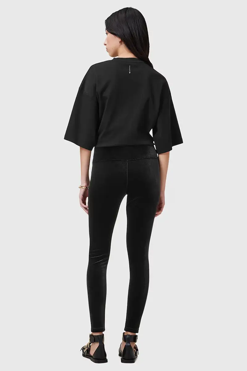 AllSaints Leggings Donna Nero 3263058 miniatura 5
