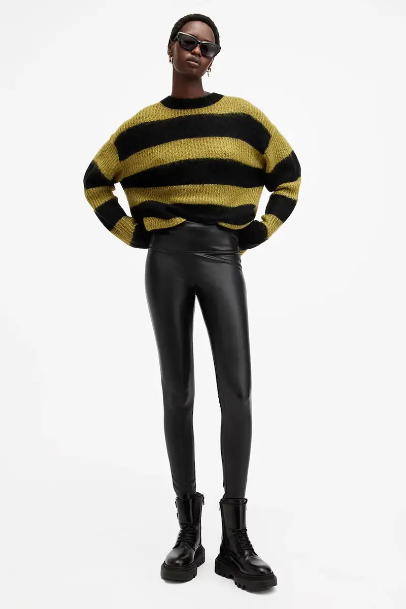 AllSaints Leggings Donna Nero 3335981