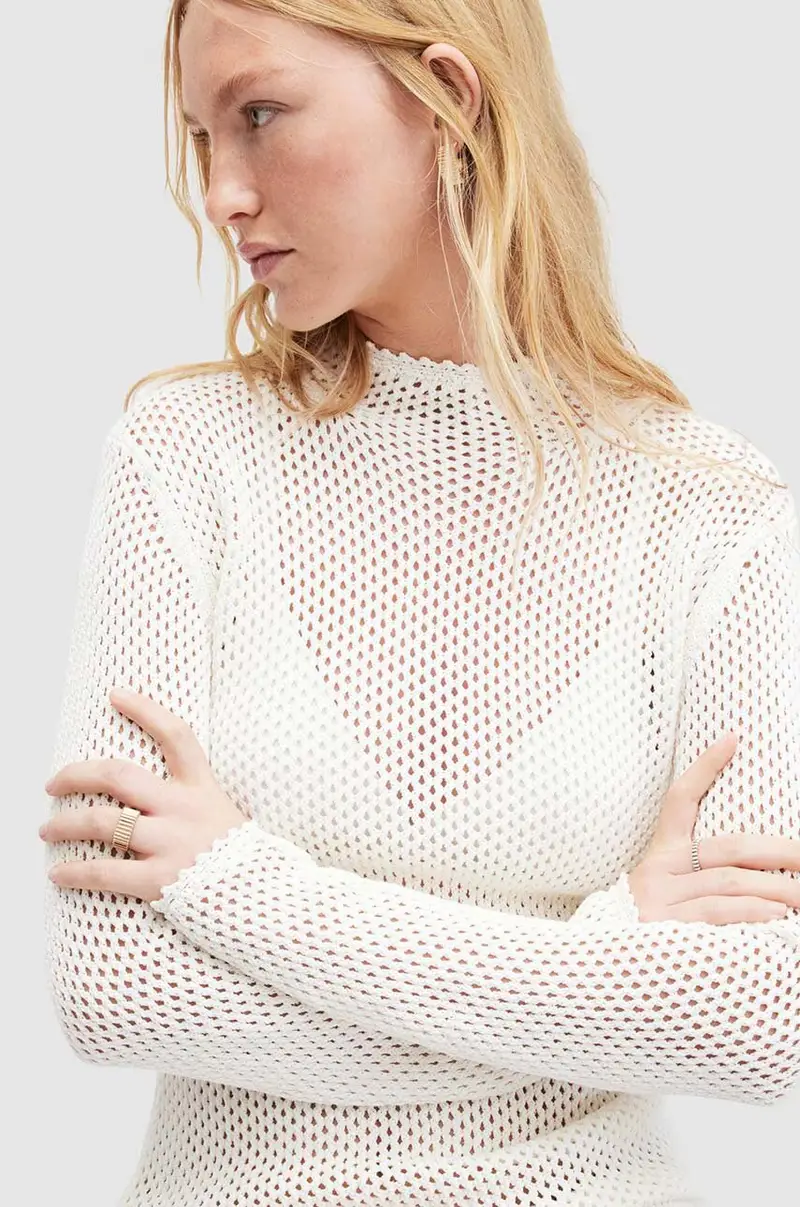 maglione AVRIL donna colore bianco miniatura 2