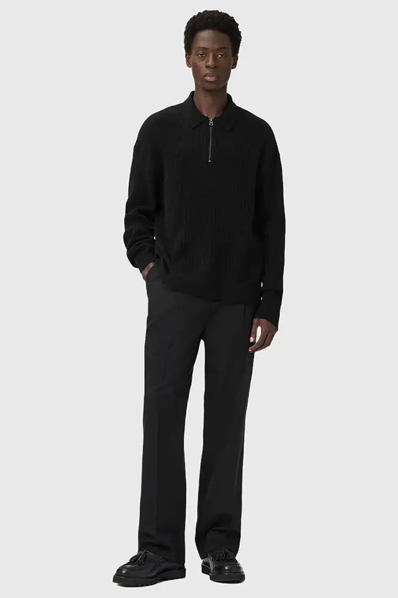 maglione con alpaca JAKOB colore nero M007KD miniatura 5