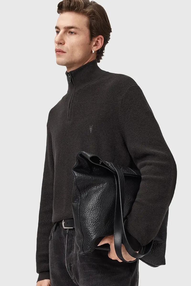 maglione con lana ASPEN colore grigio M090KB Marrone miniatura 5