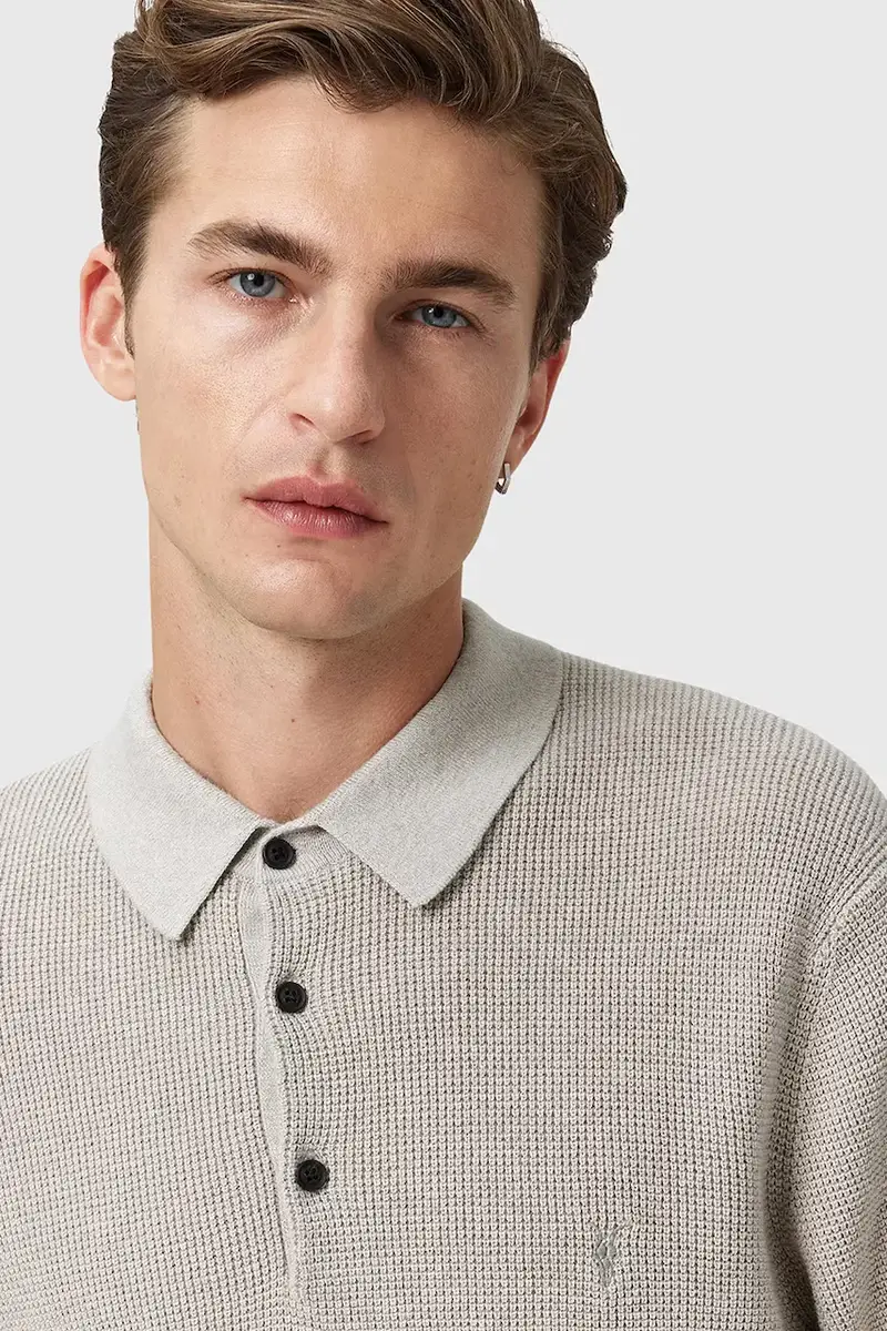 maglione con lana ASPEN colore grigio M095KB miniatura 2