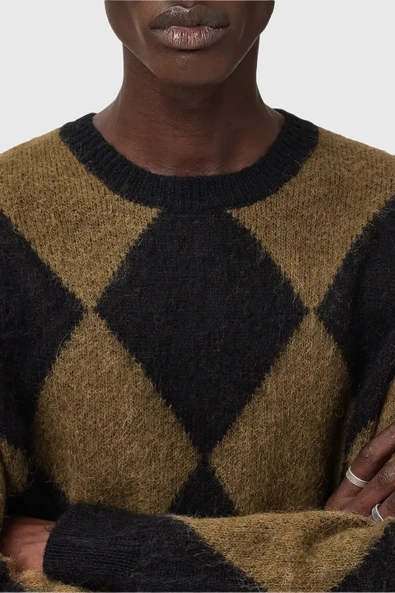 maglione con lana BOWER colore nero M066KD miniatura 2