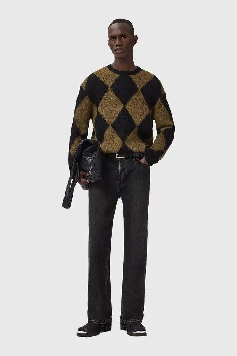 maglione con lana BOWER colore nero M066KD miniatura 4