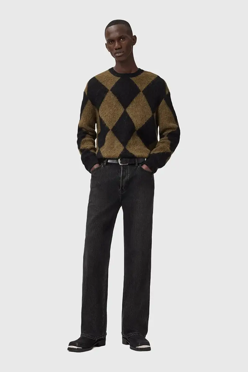 maglione con lana BOWER colore nero M066KD miniatura 5