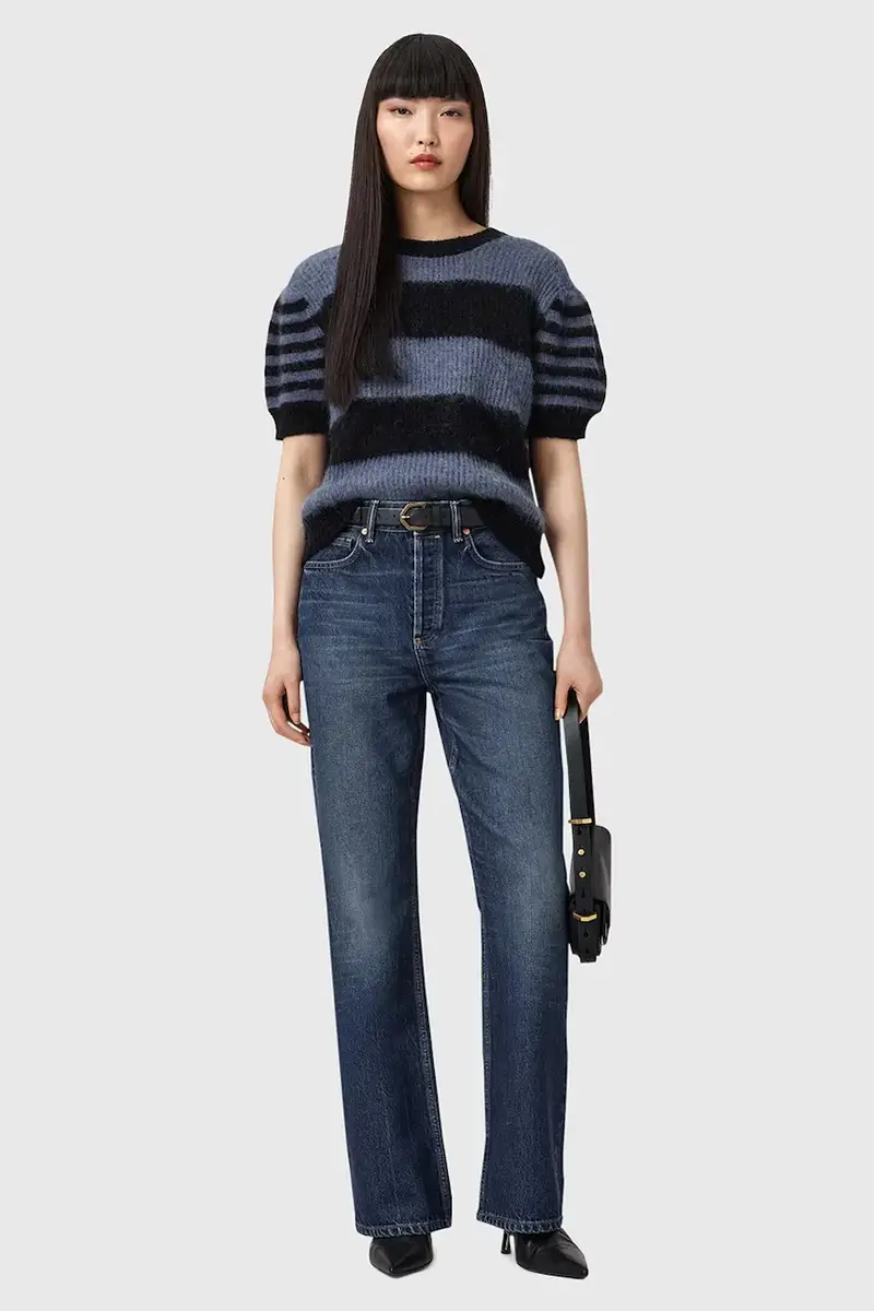 maglione con lana CLEM colore nero W015KD miniatura 4