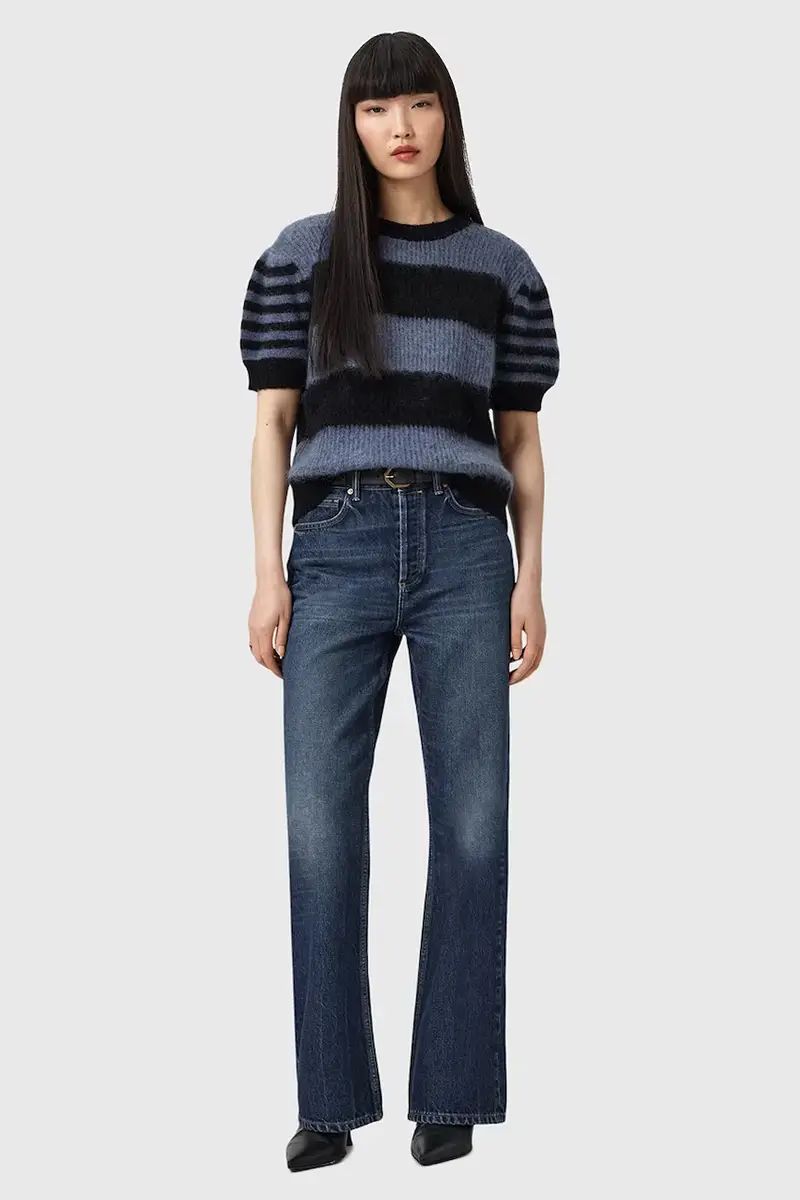 maglione con lana CLEM colore nero W015KD miniatura 5