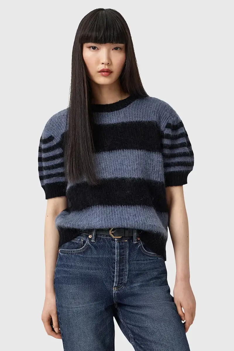 maglione con lana CLEM colore nero W015KD