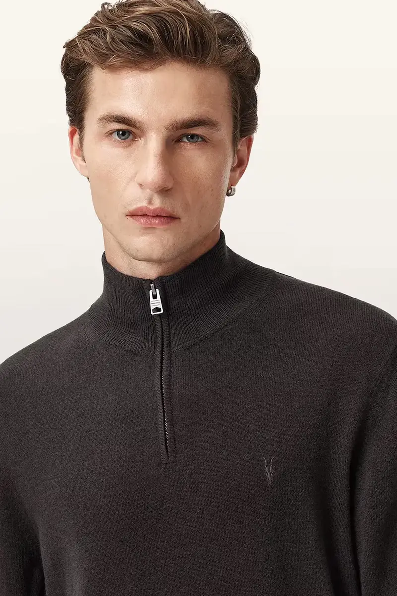 maglione con lana KILBURN colore granata M068KD Marrone miniatura 2