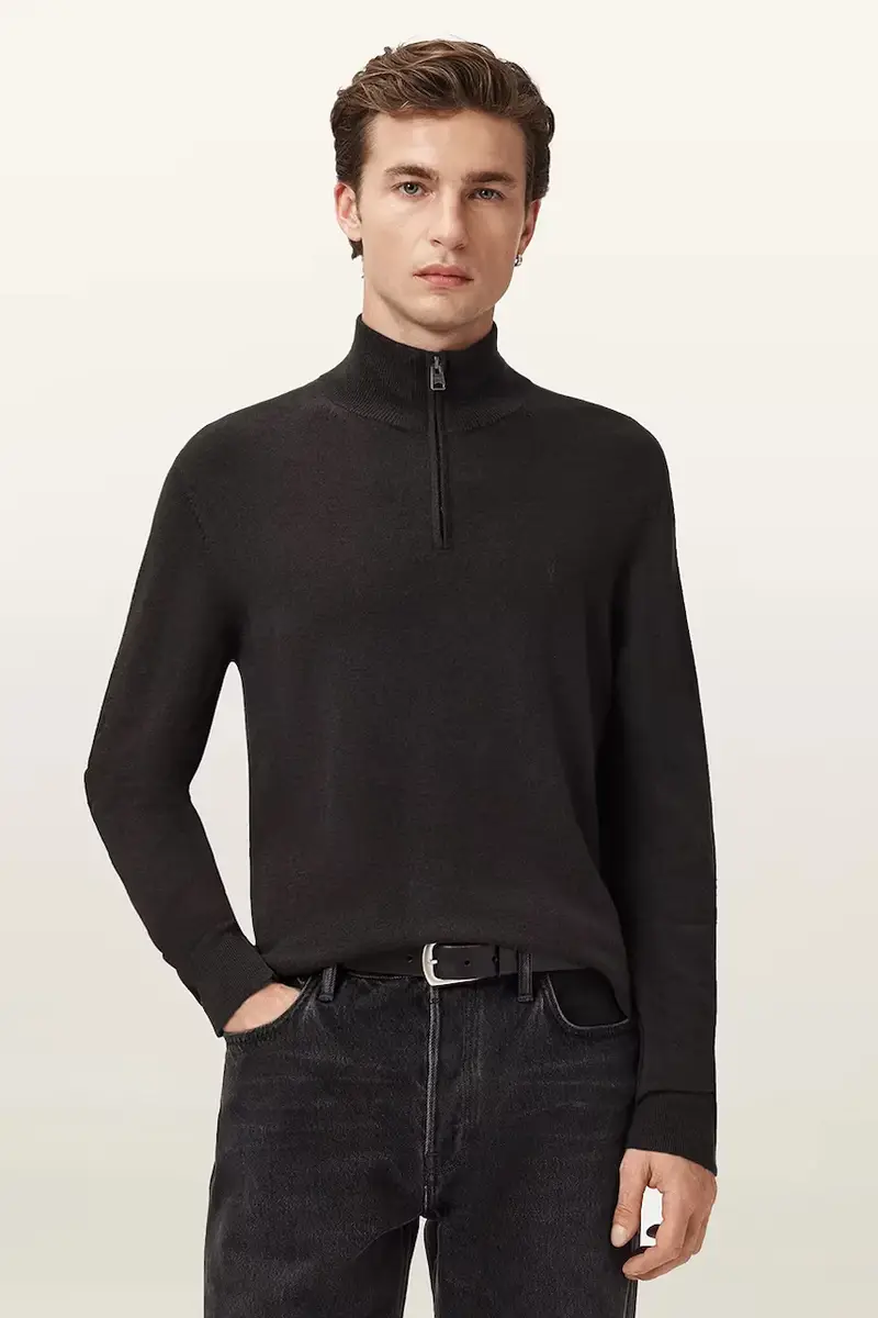 maglione con lana KILBURN colore granata M068KD Marrone