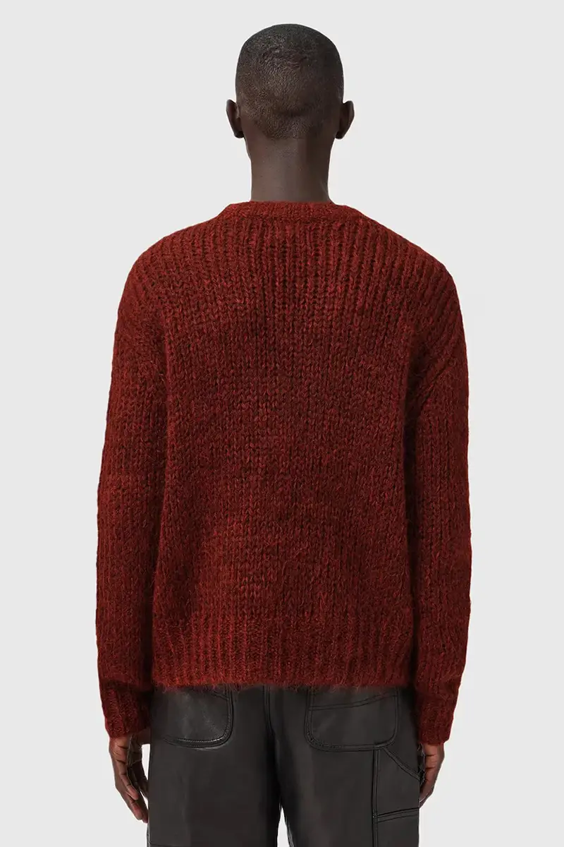 maglione con lana MYLES colore arancione M050KD Rosso miniatura 3