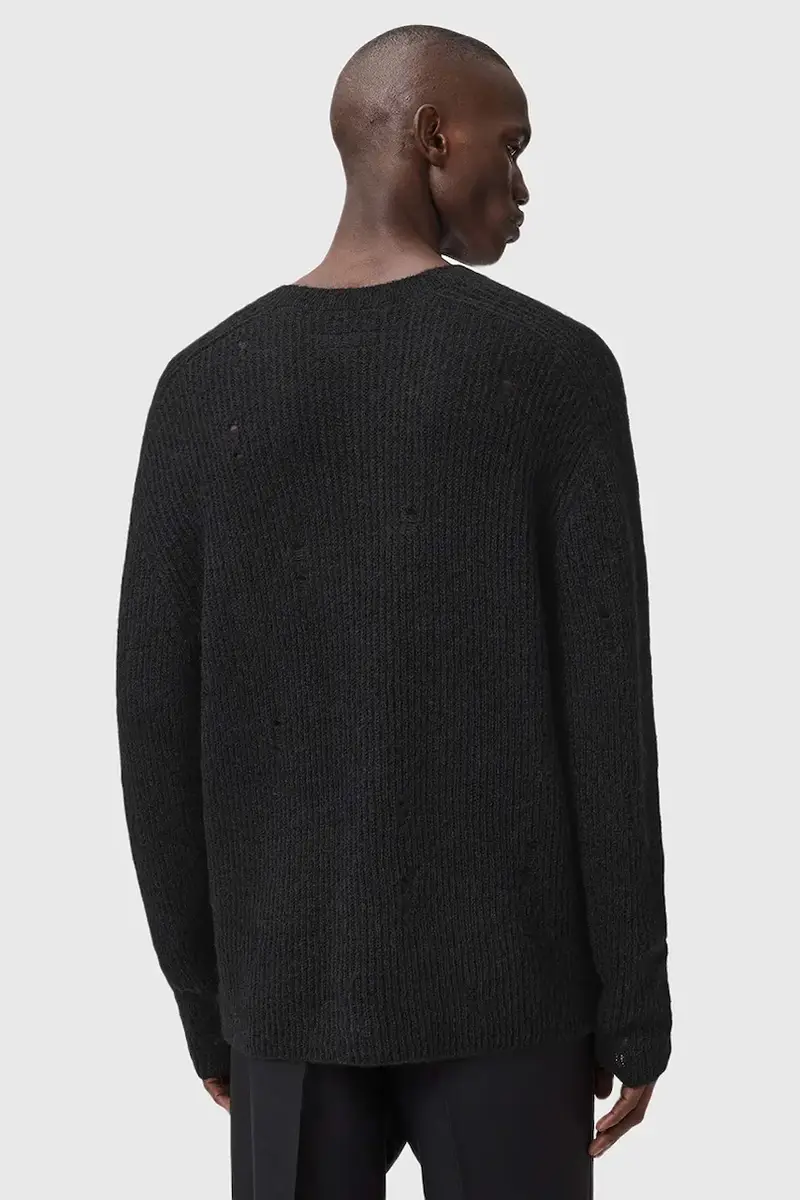 maglione con lana Nero miniatura 2