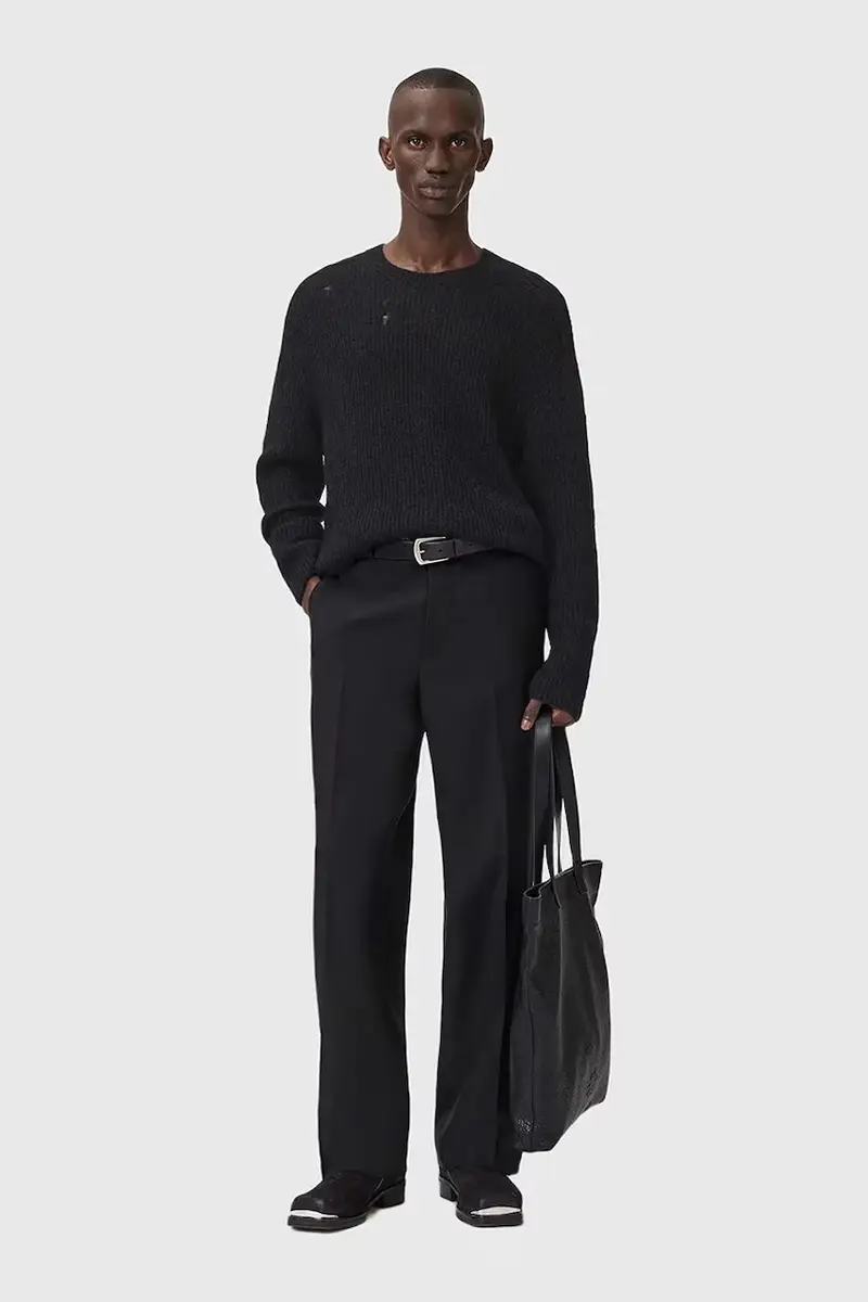 maglione con lana Nero miniatura 5