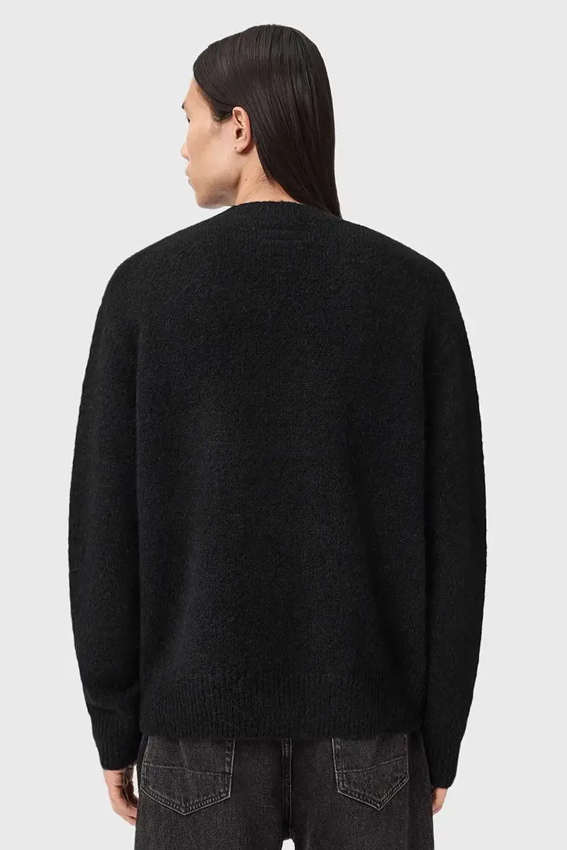 maglione con lana Nero miniatura 2