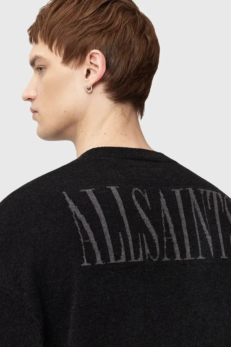 maglione con lana SKELLI colore nero M051KD miniatura 4