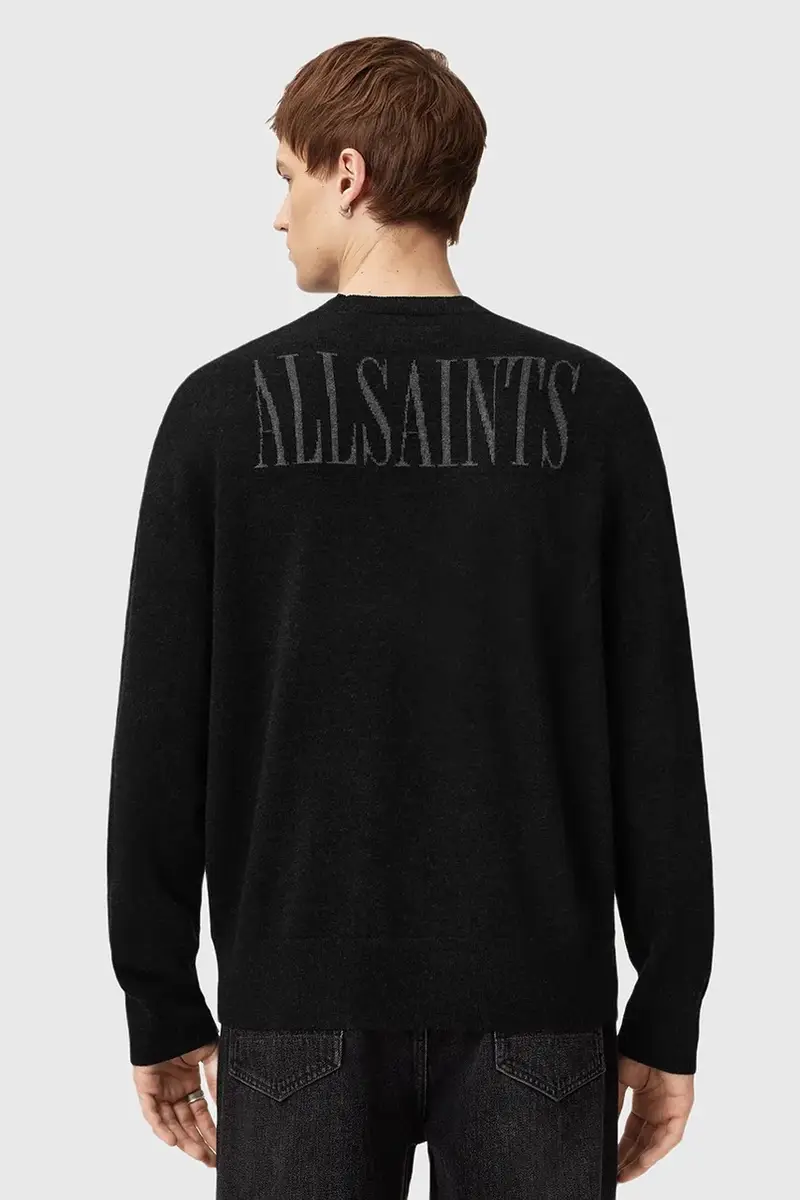 maglione con lana SKELLI colore nero M051KD miniatura 5