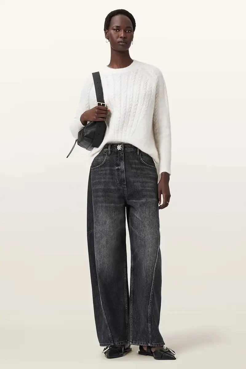 maglione con mohair KIT Bianco miniatura 3