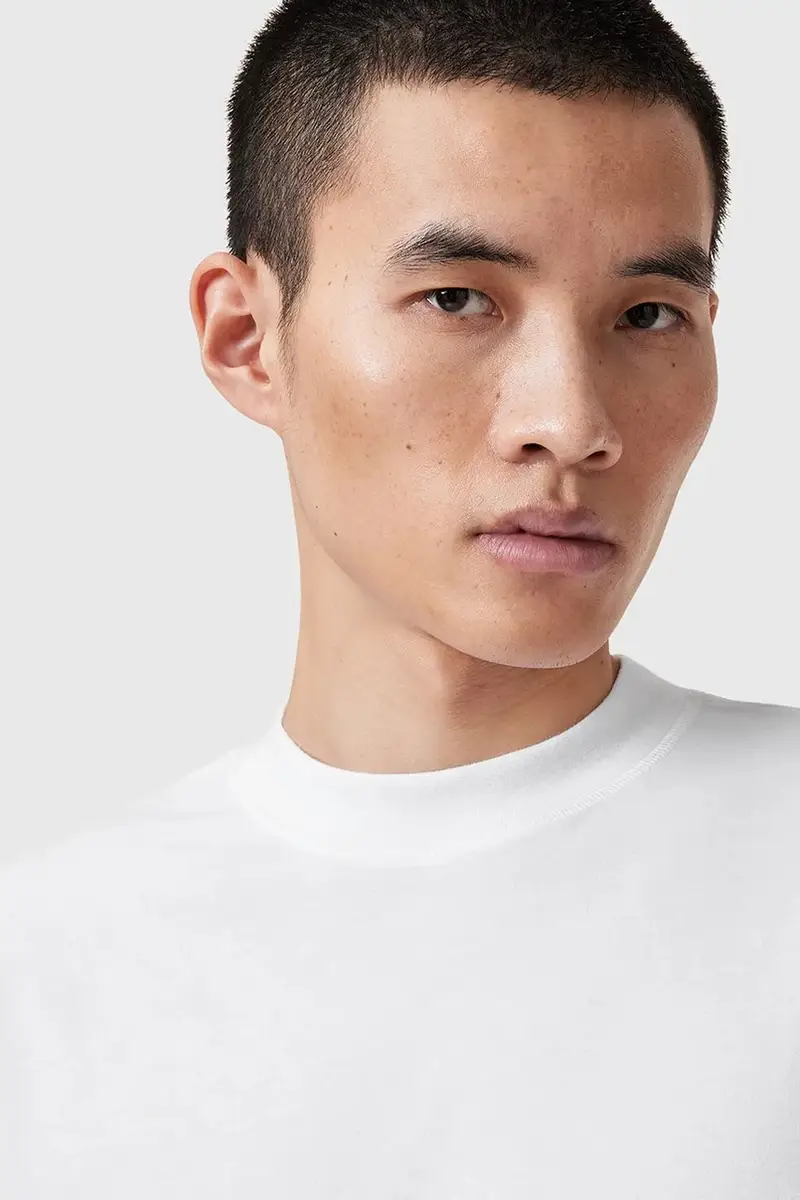 maglione in cotone FINN uomo colore bianco M005JC miniatura 2