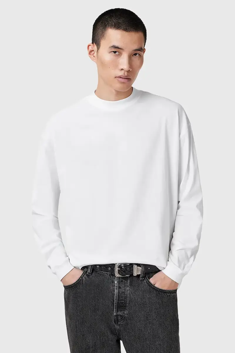 maglione in cotone FINN uomo colore bianco M005JC