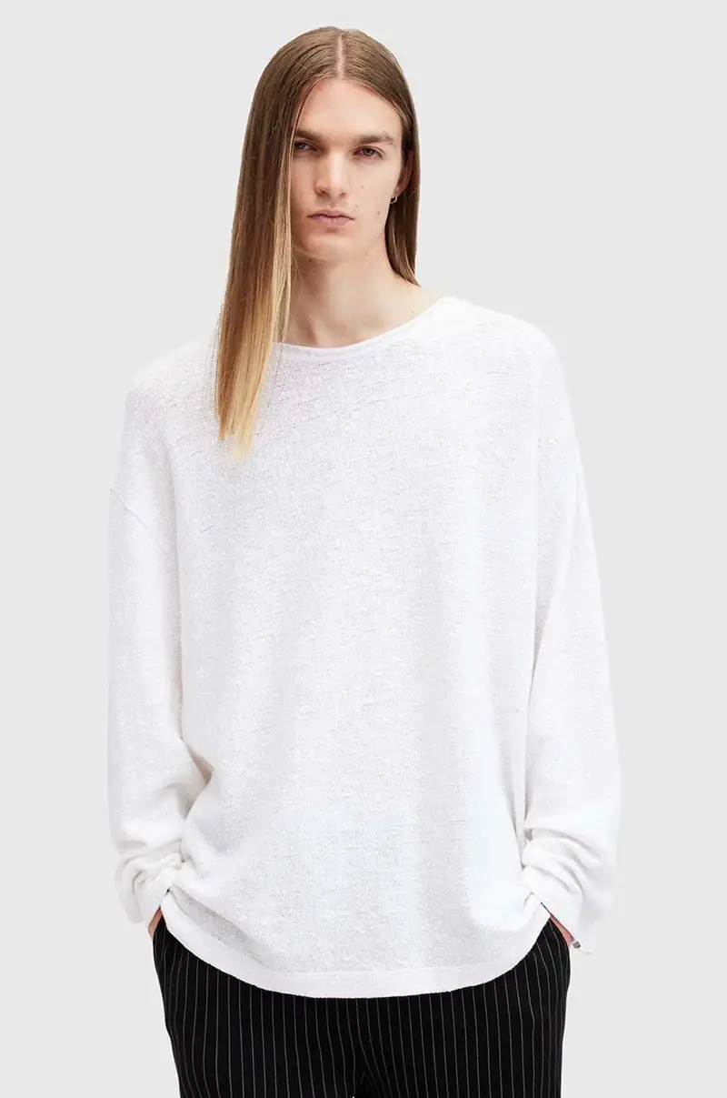 maglione in cotone SEARS LS CREW colore bianco M003JB