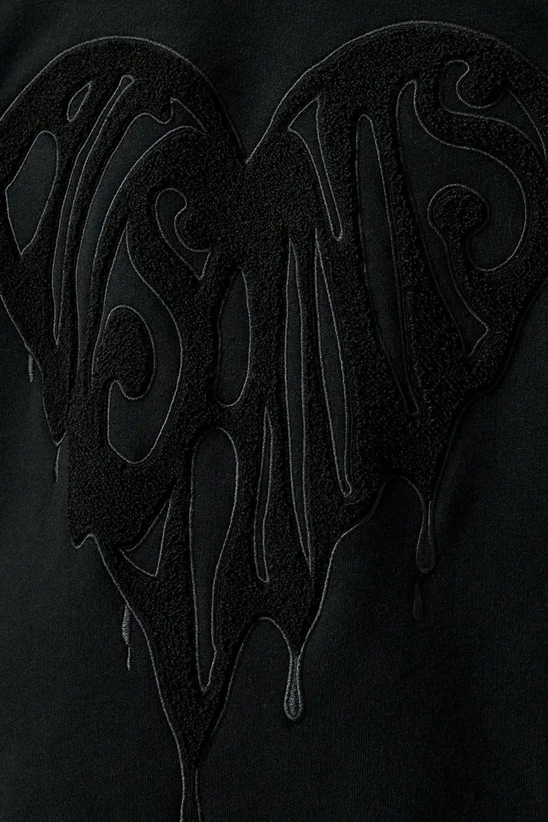 maglione in cotone TRIP donna colore nero W032JD miniatura 2