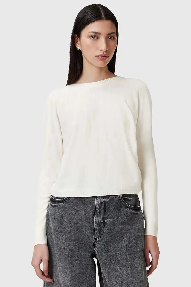 maglione in lana JULIEANA donna colore bianco W035KB