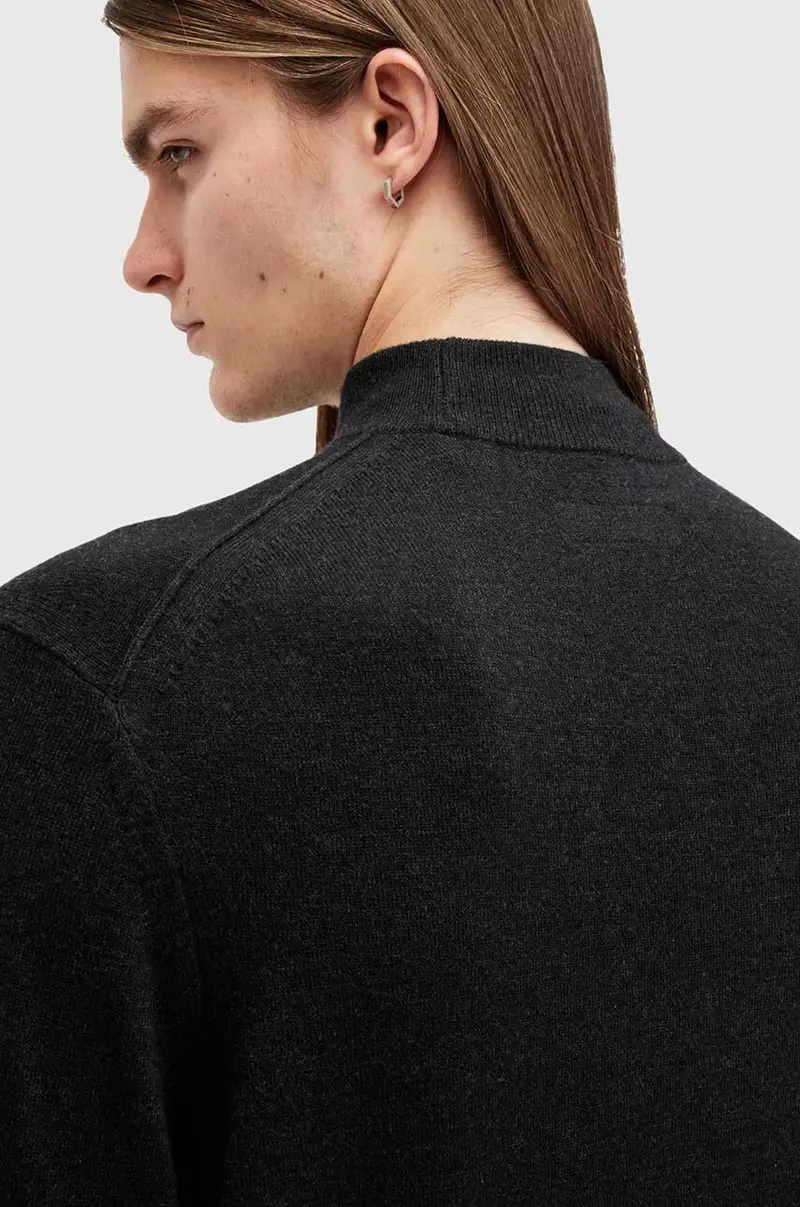 maglione in lana KILBURN MOCK uomo colore nero M030KA miniatura 3