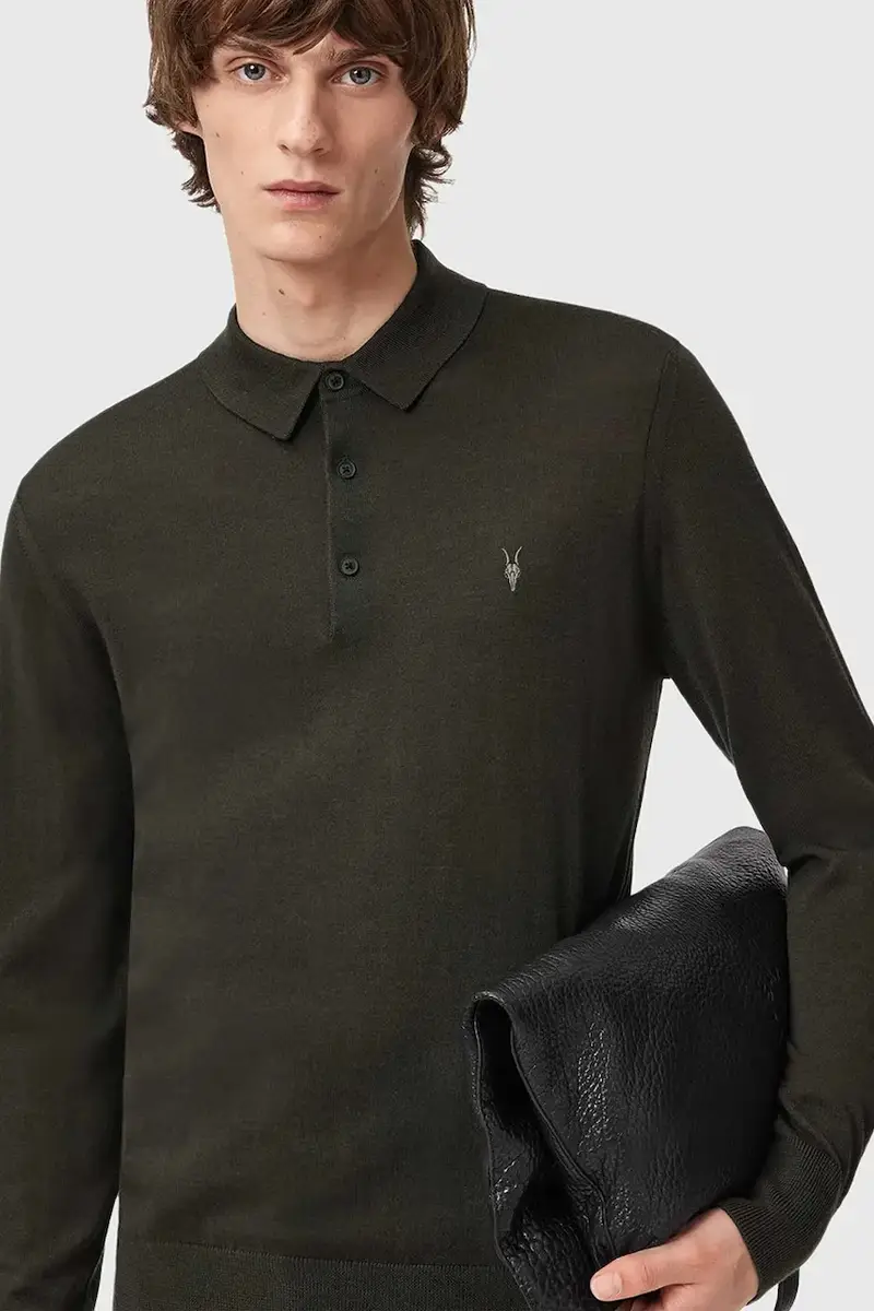 maglione in lana MODE MERINO Verde miniatura 3