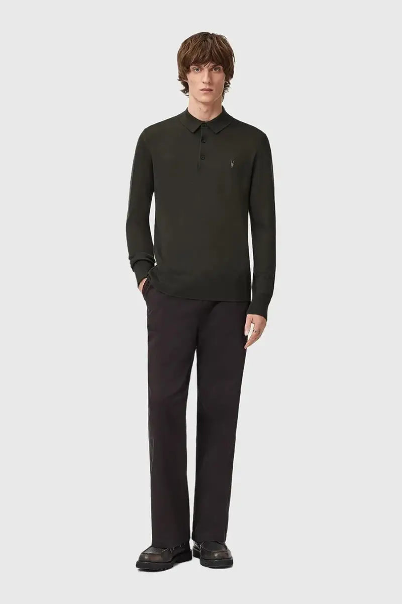 maglione in lana MODE MERINO Verde miniatura 5