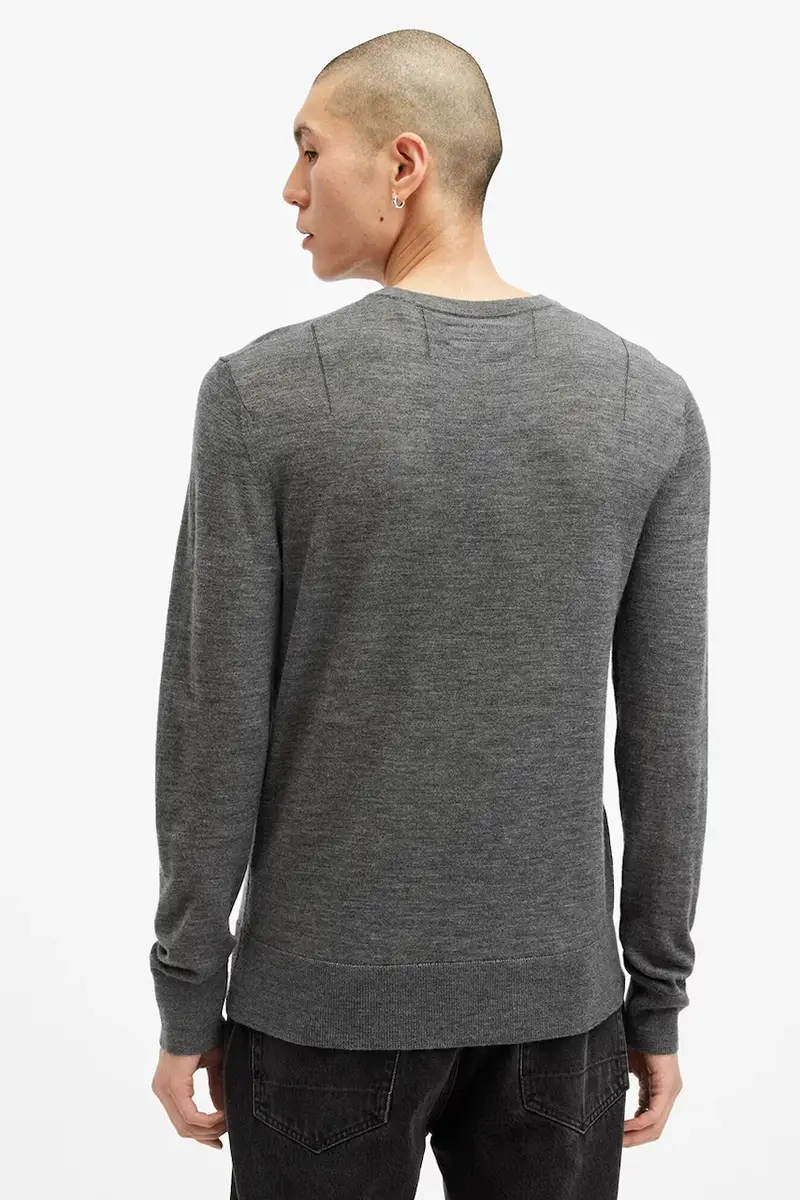 maglione in lana MODE uomo colore grigio M002KZ miniatura 3