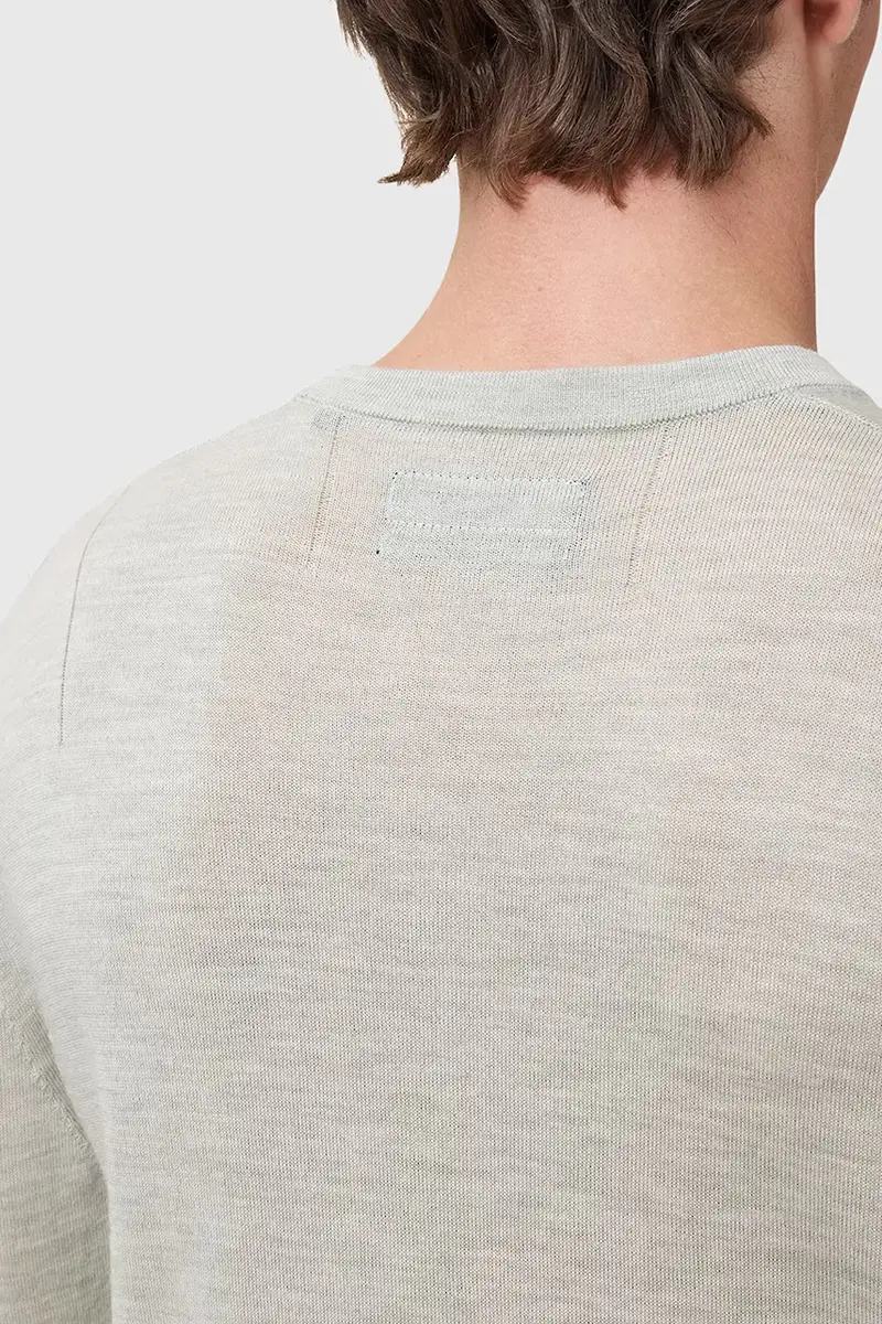 maglione in lana MODE uomo colore grigio M002KZ Verde miniatura 3