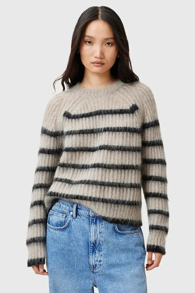 maglione in lana RIGA donna colore beige W013KC