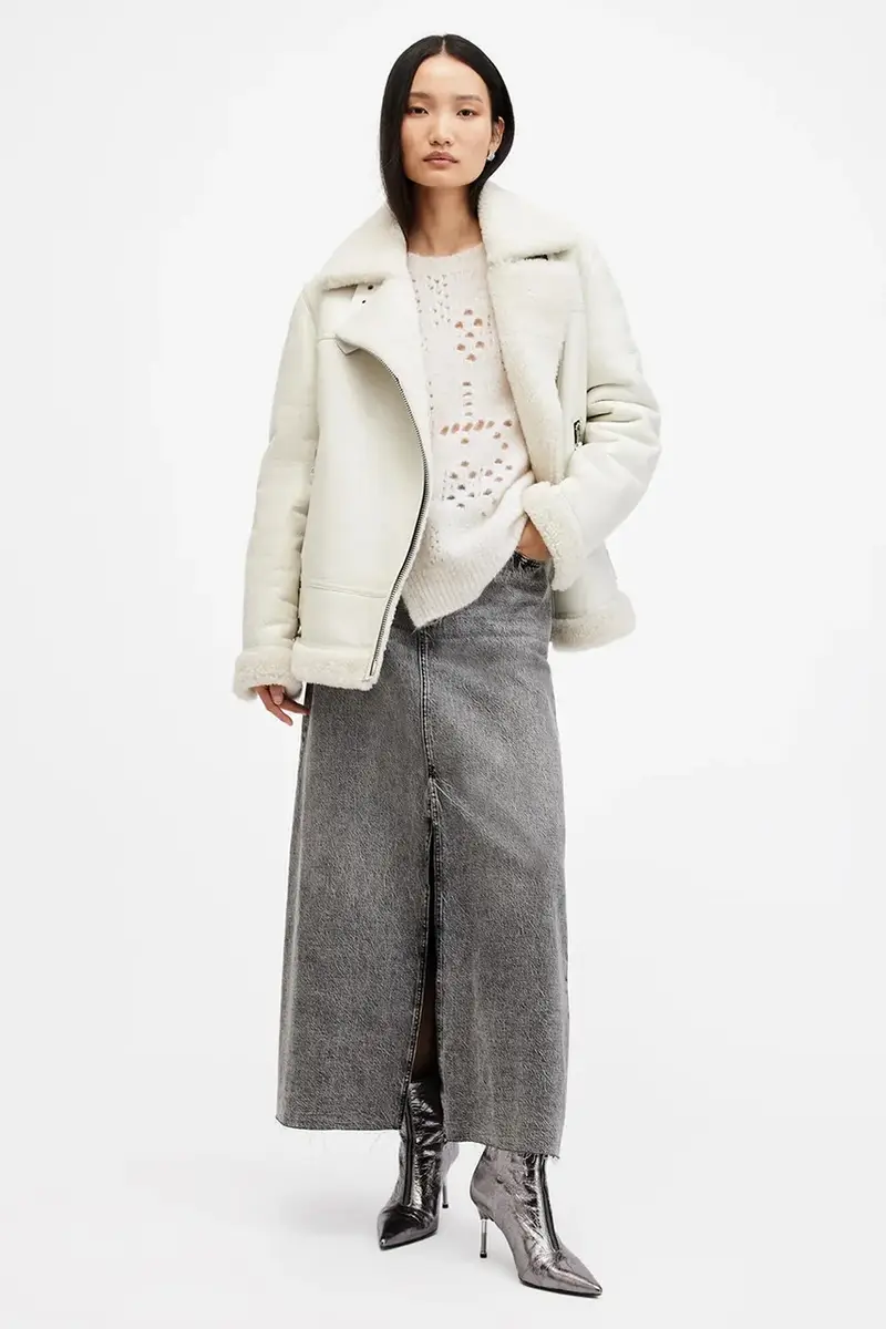 maglione in lana WINNIE donna colore bianco W111KB miniatura 5