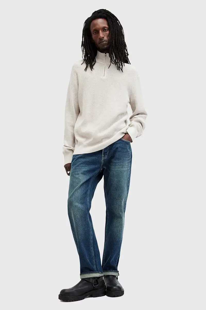 maglione in misto lana ASPEN uomo colore grigio M090KB miniatura 4