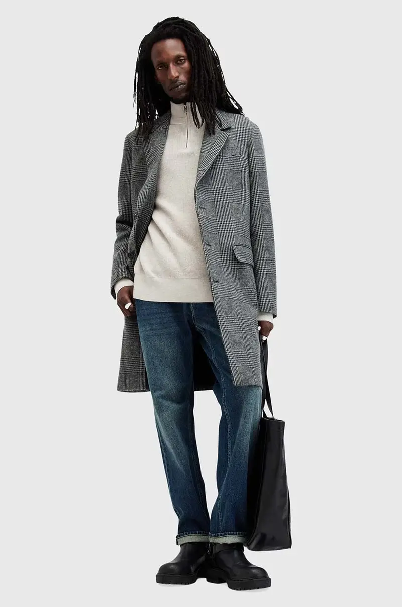 maglione in misto lana ASPEN uomo colore grigio M090KB miniatura 5