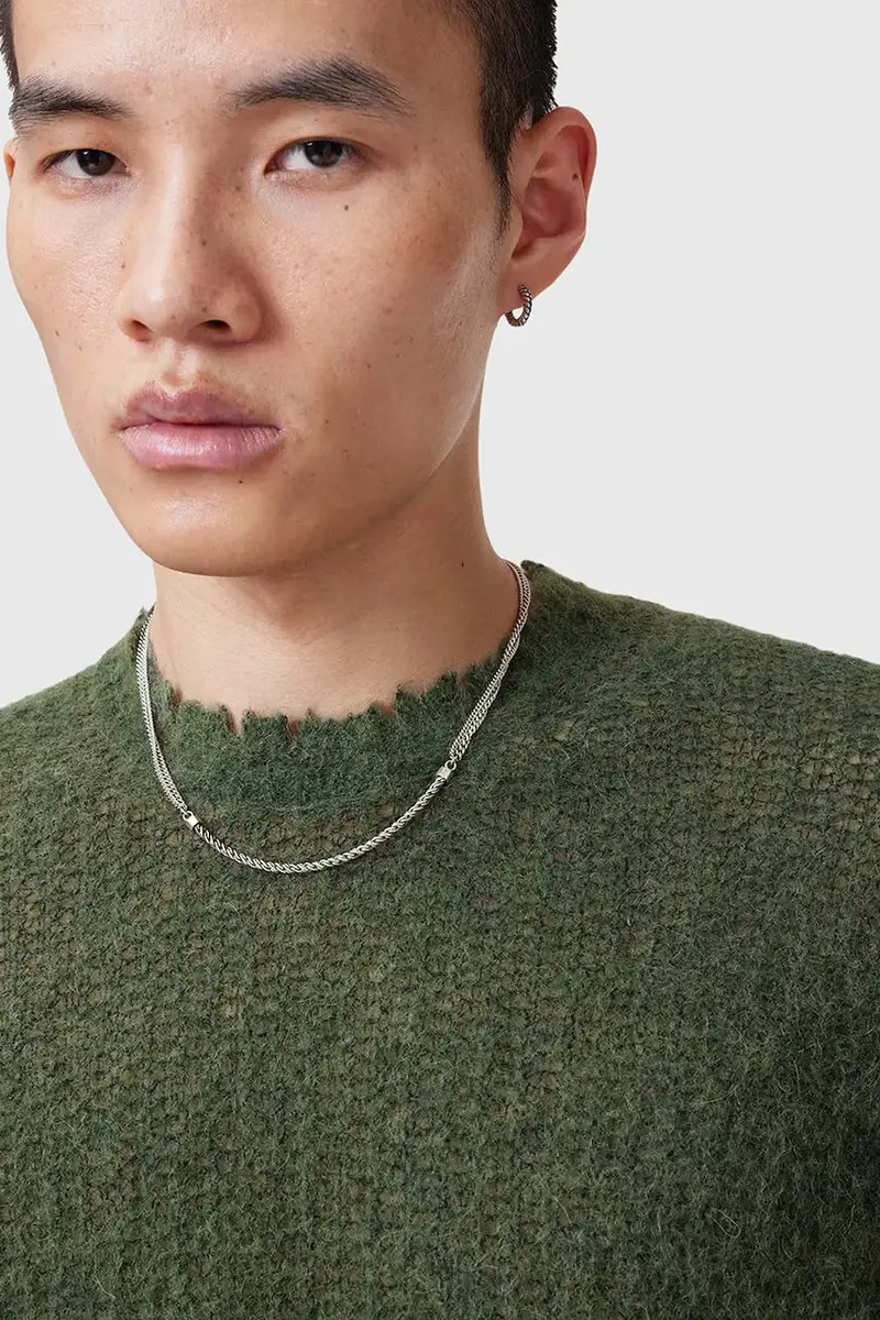 maglione in misto lana BLEAKER uomo colore verde M013KC miniatura 2