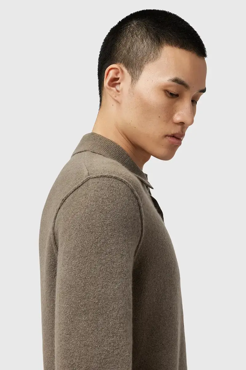 maglione in misto lana STATTEN uomo colore blu M038KA Verde miniatura 3