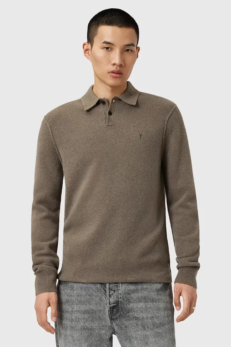 maglione in misto lana STATTEN uomo colore blu M038KA Verde