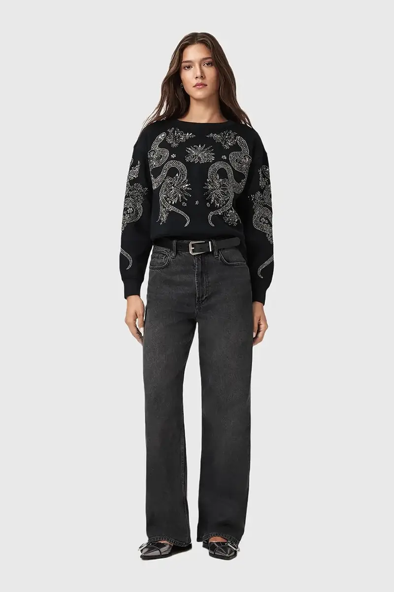 maglione Nero miniatura 4