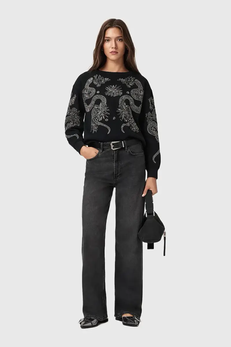 maglione Nero miniatura 5