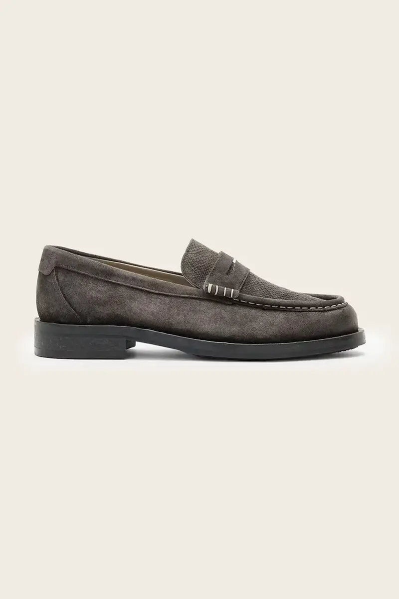 AllSaints Mocassini Uomo Grigio 2982907