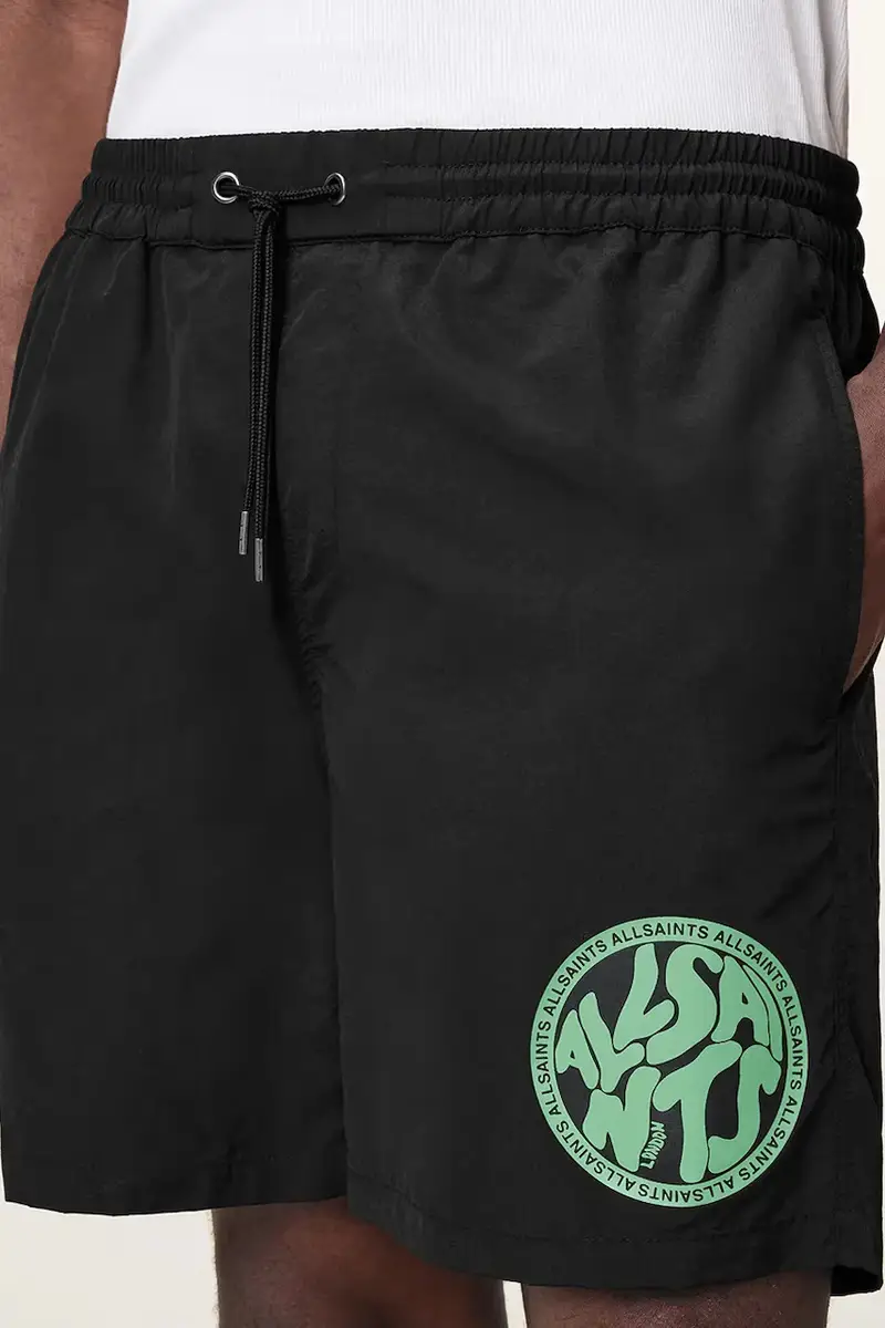 pantaloncini da bagno DISTORTION colore nero M019WC miniatura 3