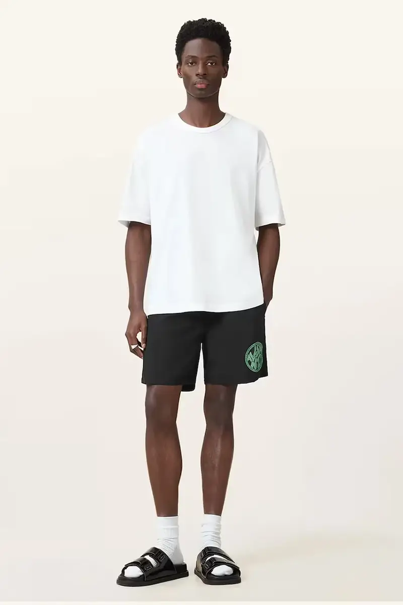 pantaloncini da bagno DISTORTION colore nero M019WC