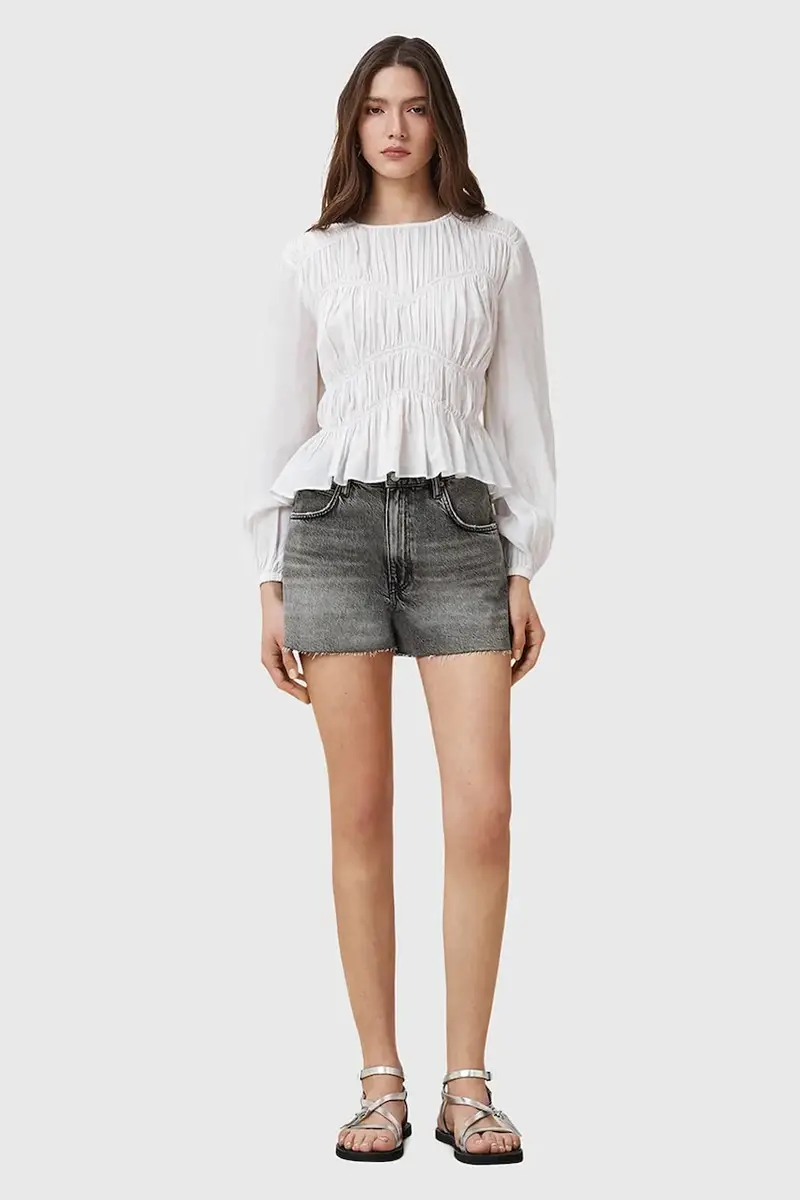 AllSaints Jeans Donna Grigio 2223526