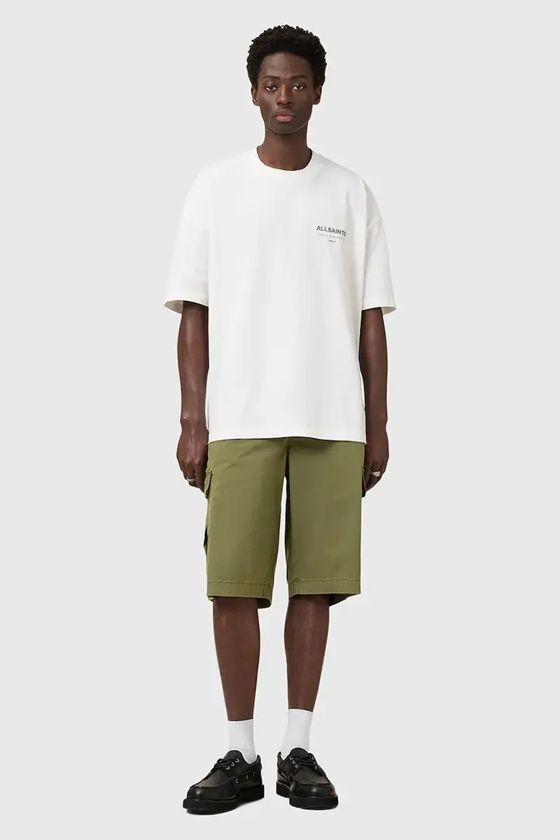 pantaloncini in cotone FLYNN uomo colore verde M019TC