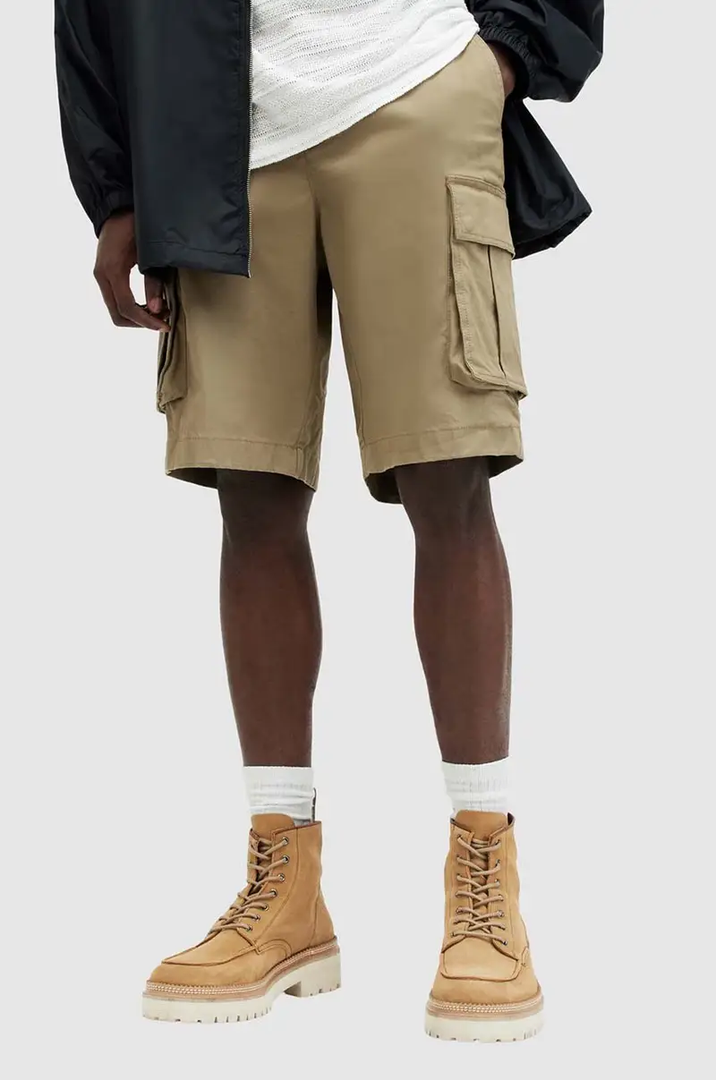 pantaloncini in cotone SLANE SHORT colore beige MT501Z miniatura 2