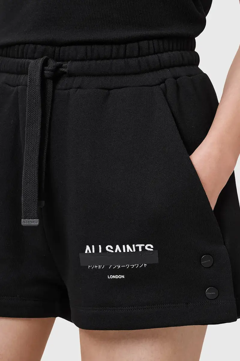 pantaloncini in cotone SORRI donna colore nero W053TC miniatura 3