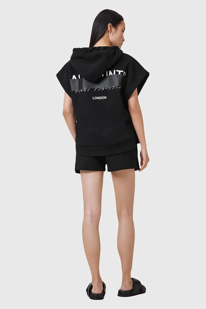 pantaloncini in cotone SORRI donna colore nero W053TC miniatura 5