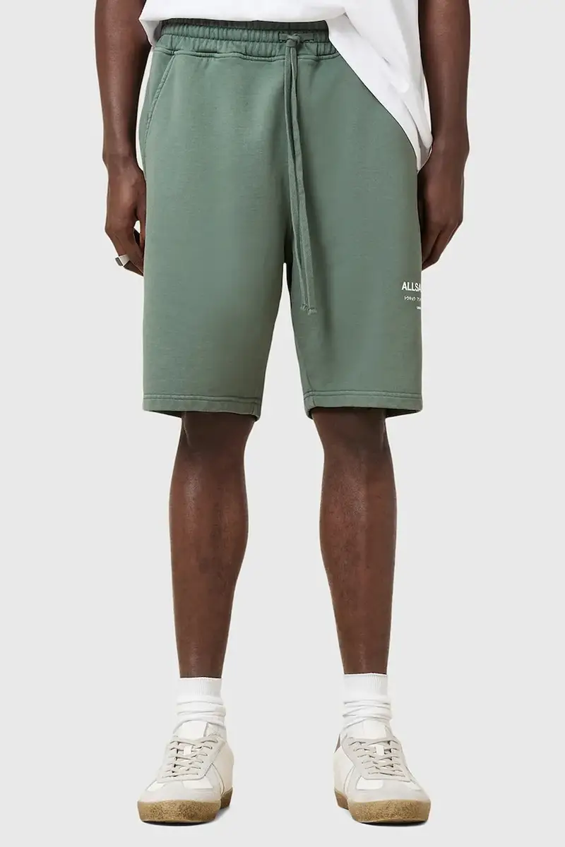 pantaloncini in cotone UNDRGRND SWEATSHORT colore grigio M002TC Verde miniatura 2