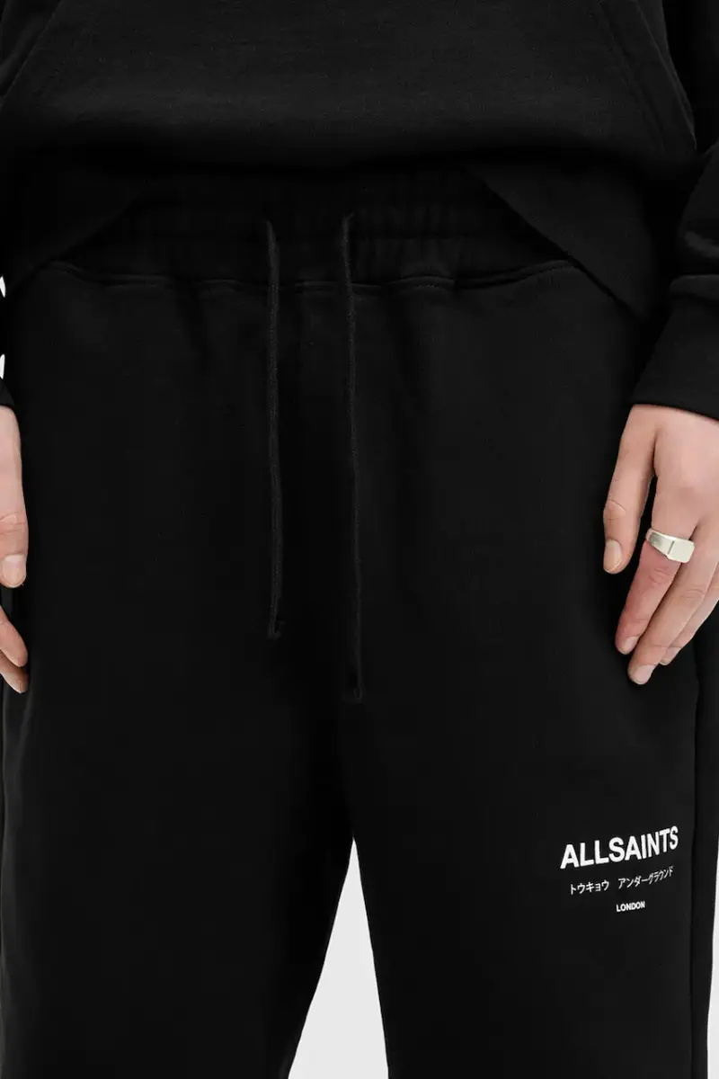 pantaloncini in cotone UNDRGRND SWEATSHORT colore nero M002TC miniatura 3